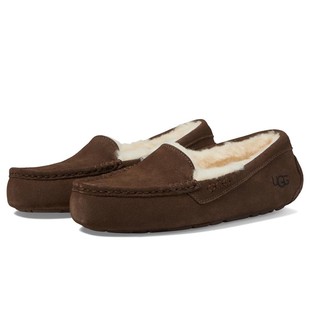 UGG女鞋豆豆鞋乐福鞋羊毛棉鞋一脚蹬驾车鞋绒面套脚冬季保暖防寒