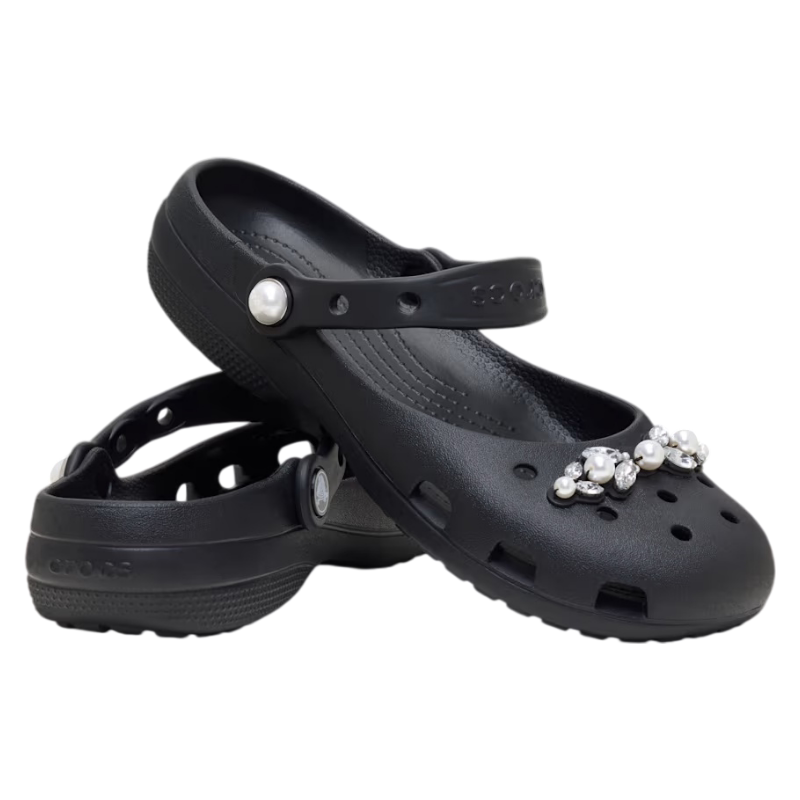 Crocs卡骆驰女鞋洞洞鞋瓢鞋珍珠芭蕾舞图片