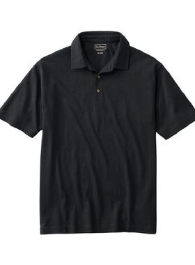 L.L. Bean宾恩男士POLO衫翻领短袖抗皱抗起球针织棉放缩水春夏季