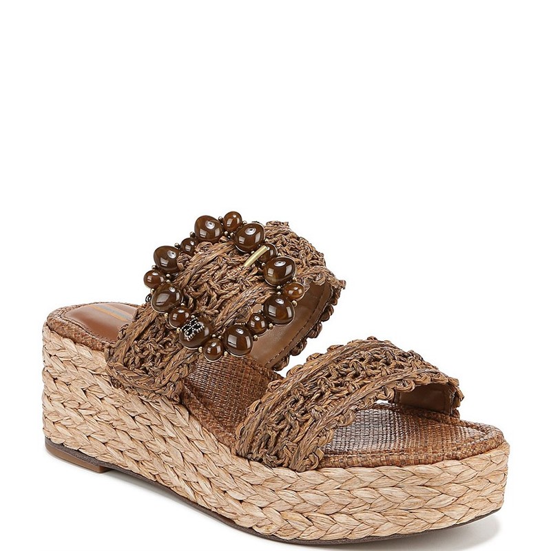 Sam Edelman女鞋露趾拖鞋厚底增高凉拖潮牌外穿沙滩拖鞋春夏季