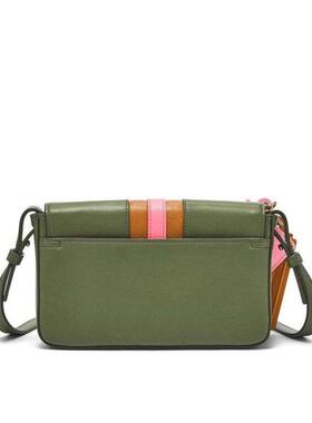 Fossil/化石女包挎包小方包拼接时尚个性简约日常正品72376459908