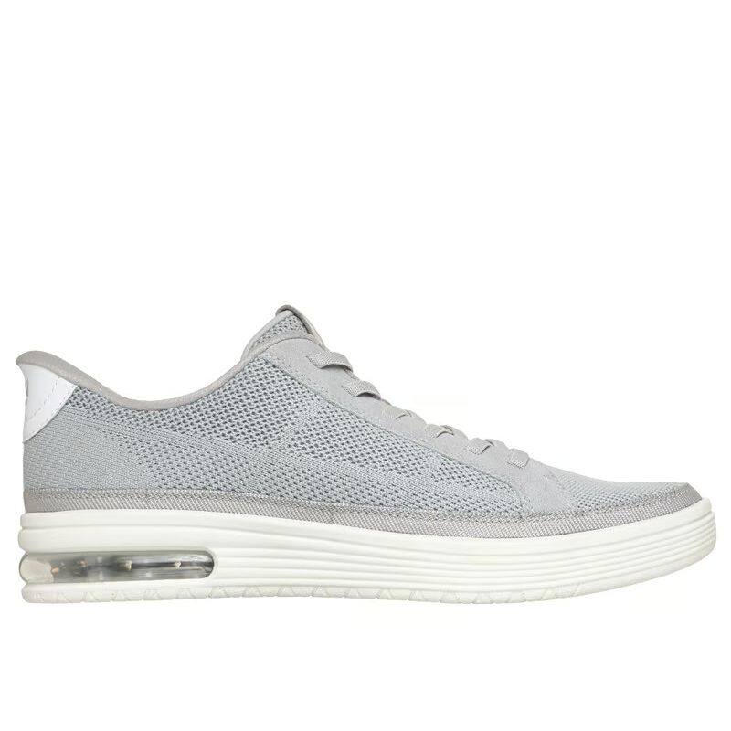 Skechers/斯凯奇男鞋一脚蹬运动休闲鞋弹力鞋带免提板鞋透气夏季