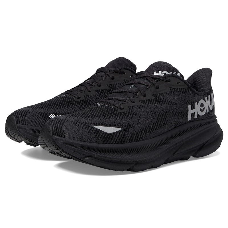 HOKA ONE ONE女跑步鞋克利夫顿9 GTX防水版路跑鞋透气减震9874960