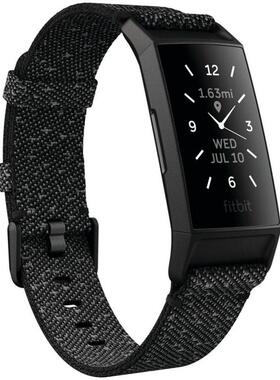 Fitbit乐活Charge 4智能手环GPS定位心率触屏跟踪蓝牙50米防水
