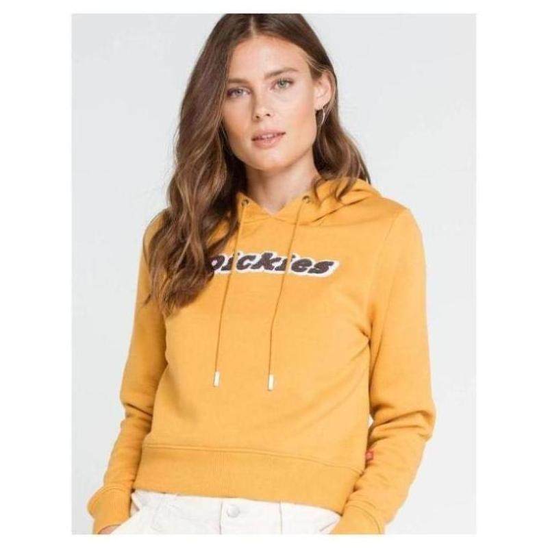 dickies女连帽衫长袖卫衣短款连帽透气百搭春秋休闲正品372926
