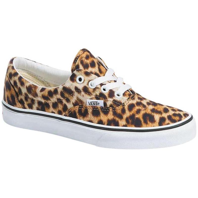 vans范斯男鞋帆布鞋豹纹系带低帮板鞋运动鞋era时尚正品896552
