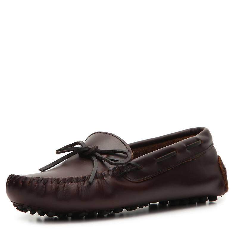 minnetonka/迷你唐卡女鞋豆豆鞋皮质中口平底休闲正品333676