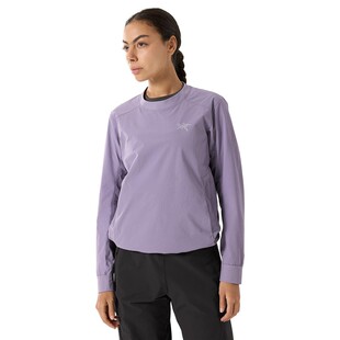 Gamma户外T恤长袖 ARC TERYX 始祖鸟女卫衣套头衫 徒步登山 春秋季