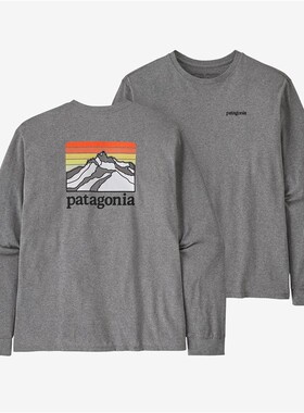 巴塔哥尼亚PATAGONIA男款卫衣圆领长袖T恤春夏户外运动美版38517