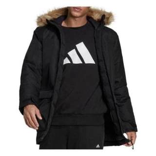 Adidas/阿迪达斯男运动外套春秋保暖连帽常规款宽松正品14748617