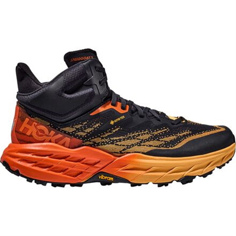 HOKA ONE ONE男Speedgoat Mid 5 GTX越野跑鞋运动休闲缓户外正品