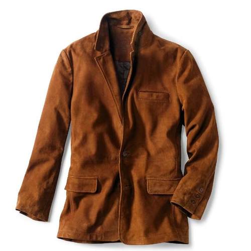 orvis拉链保暖商务中年男士外套