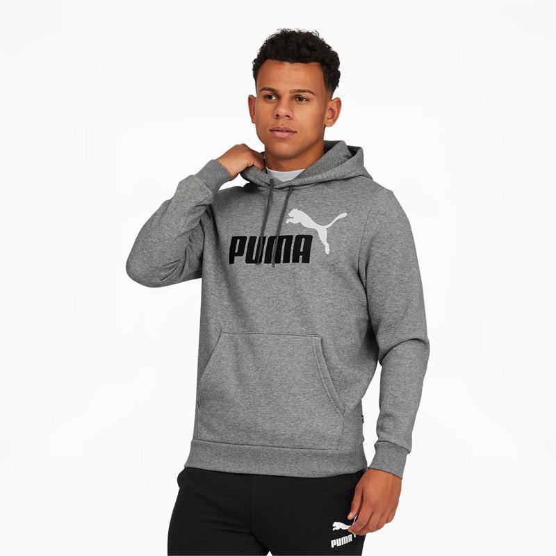 Puma/彪马卫衣男加绒春秋冬连帽套头新品大logo休闲正品JX5866