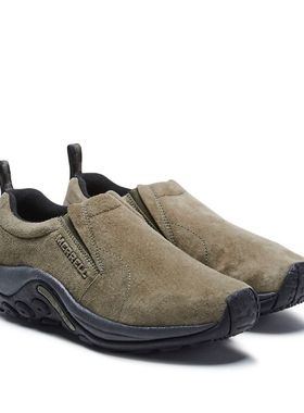 Merrell迈乐男鞋单鞋一脚蹬套脚反绒面Jungle Moc休闲正品JX60787