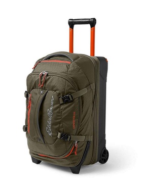 EDDIE BAUER男女旅行包行李袋拉杆滑轮中号轻质45L正品