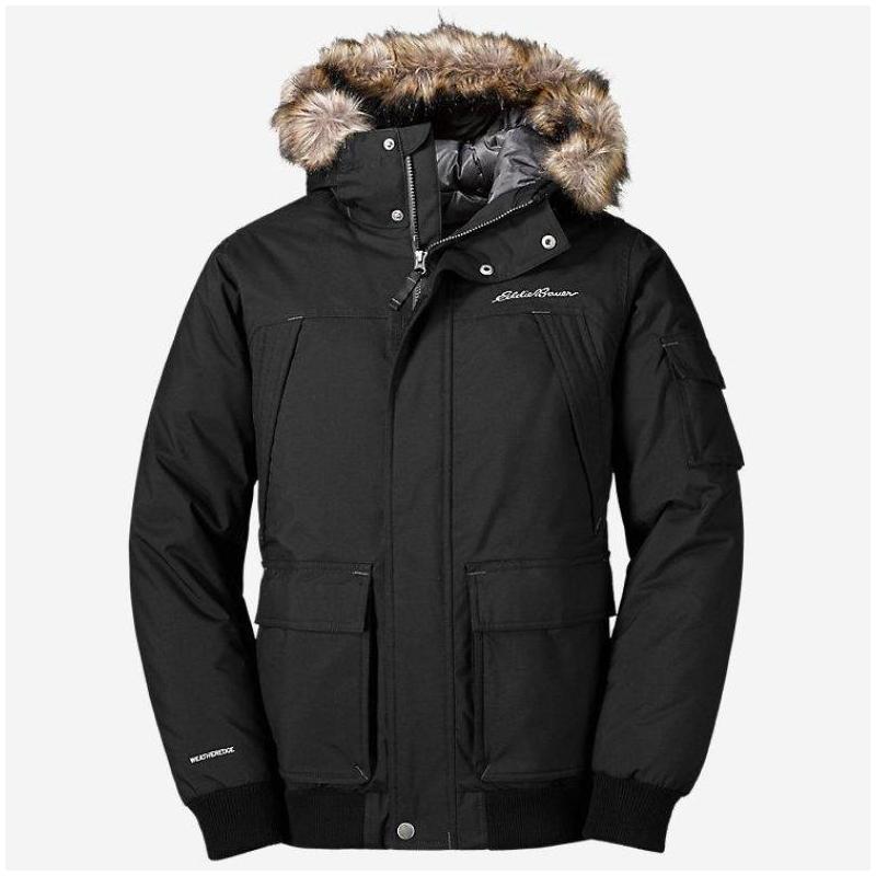 EDDIE BAUER男羽绒服连帽冬季保暖工装大衣防水正品i01 792 0103