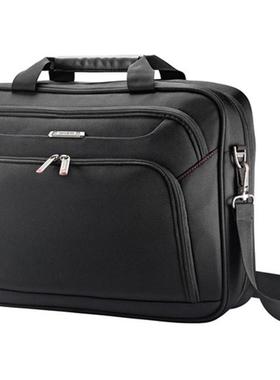 新秀丽Samsonite男包公文包斜挎手提单肩包横款15寸电脑包89436