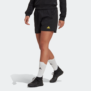 运动跑步舒适休闲吸汗户外训练中腰正品 阿迪达斯女短裤 Adidas