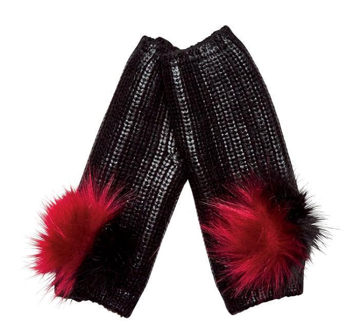 保暖围巾针织毛球包头帽