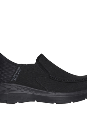 Skechers/斯凯奇男一脚蹬休闲鞋运动支撑缓冲春秋便鞋正品204806