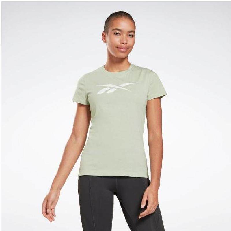 reebok/锐步女运动短袖t恤圆领清新百搭柔软修身显瘦正品h51883