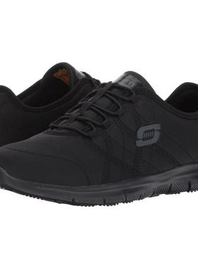 Skechers/斯凯奇女旅游健步鞋休闲系带低帮拼色Work正品478Z7457