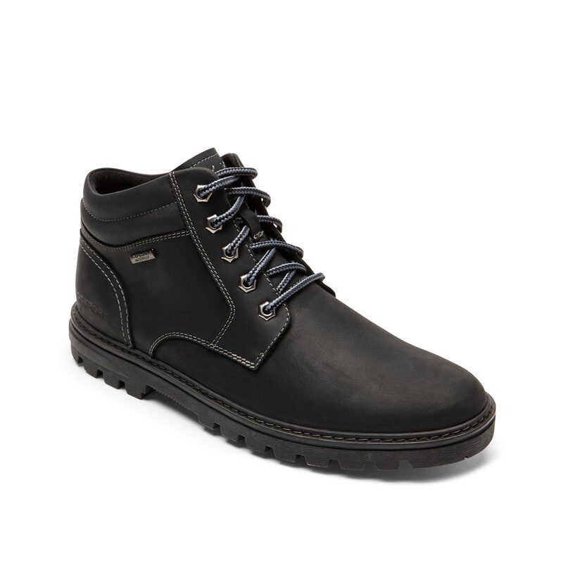 Rockport/乐步男士休闲皮鞋防水工装鞋商务潮流低帮短靴春秋正品