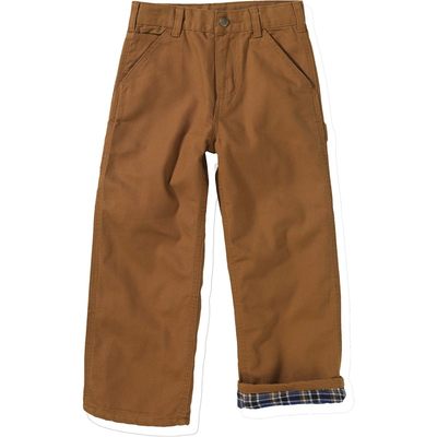 carhartt/卡哈特休闲长裤运动春秋男中大童法兰绒帆布工装裤正品