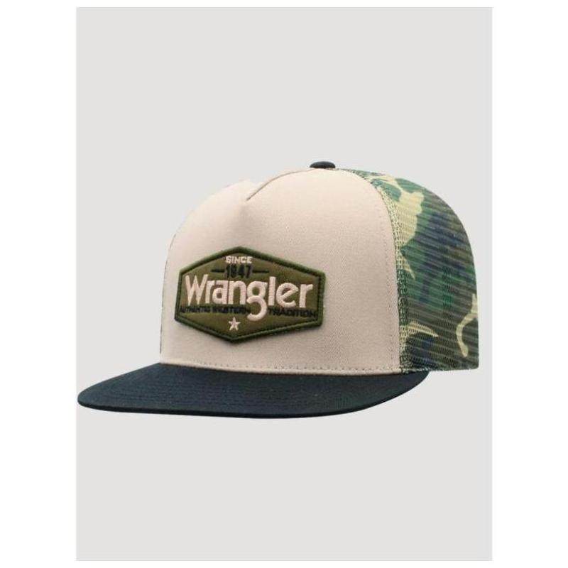 wrangler/威格男子司机帽印花背卡车透气凉爽可调节正品mwc32c