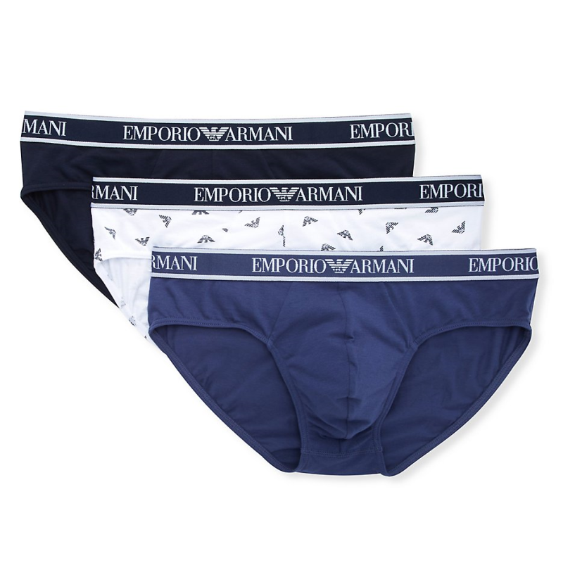 EMPORIO ARMANI/阿玛尼男子三角内裤短裤舒适春夏3条正品2596918
