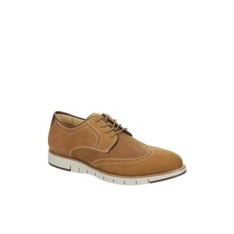 johnston & murphy男鞋牛津鞋皮鞋eva中底休闲翻毛皮正品501429