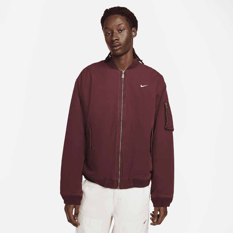 Nike/耐克男款运动外套拉链夹克棒球领轻质纯棉直邮DX0680商场
