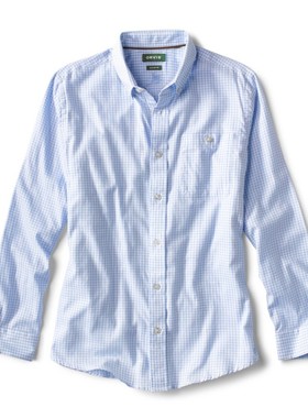 ORVIS男衬衫方领长袖春夏时尚亲肤户外舒适透气棉质简约经典3BC8