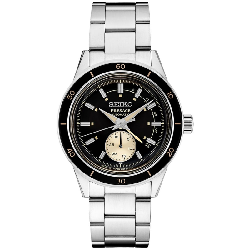 seiko/精工男士手表石英机芯不锈钢腕表41mm运动防水送礼物146848