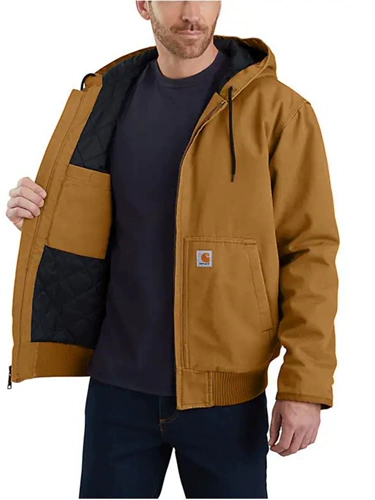Carhartt104050 Американская куртка Carhartt с капюшоном, парусиновое пальто J130, обновленная версия Kanye, тот же стиль