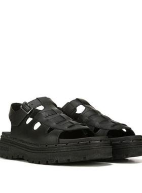 Skechers/斯凯奇女沙滩凉鞋露趾搭扣厚底增高防滑透气正品30259