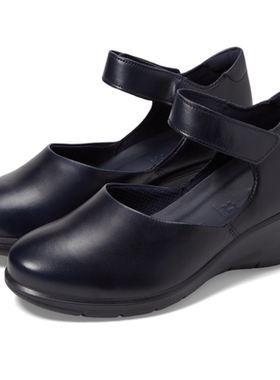 Ecco/爱步女鞋Felicia玛丽珍皮鞋包头单鞋凉鞋休闲鞋坡跟9814627