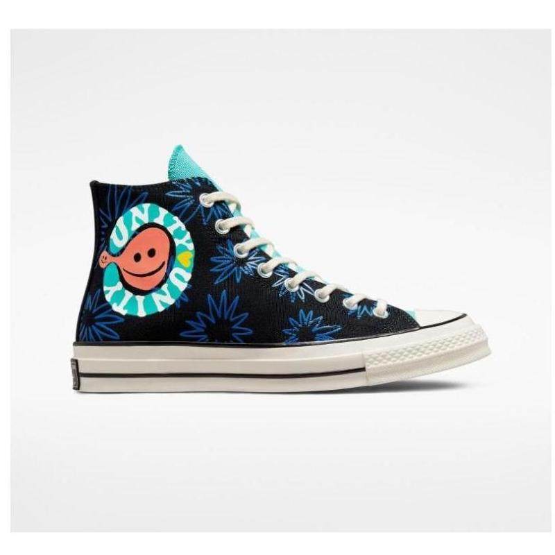 Converse/匡威男鞋休闲鞋系带印花中帮Chuck 70透气正品172824C