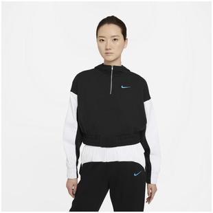 Z8164010 半拉链保暖宽松套头正品 Nike 耐克女运动卫衣春秋短款