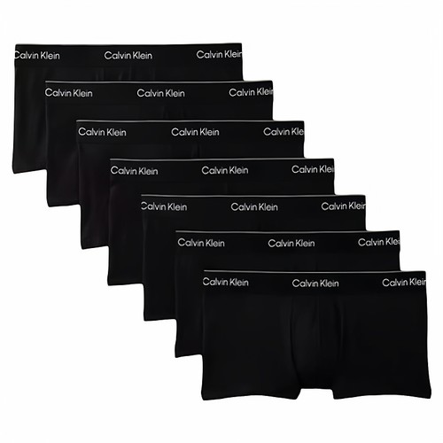 Calvin Klein男士内裤CK内裤四角裤齐腿短裤7条装星期裤棉质吸汗