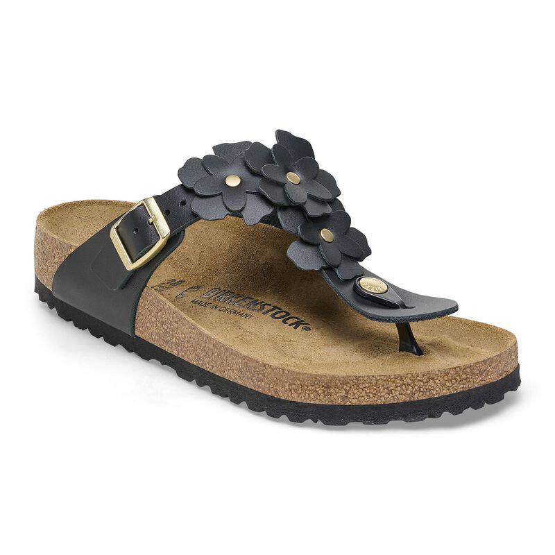 BIRKENSTOCK女士凉鞋人字拖Gizeh夹趾拖鞋花朵款新品柔软舒适休闲