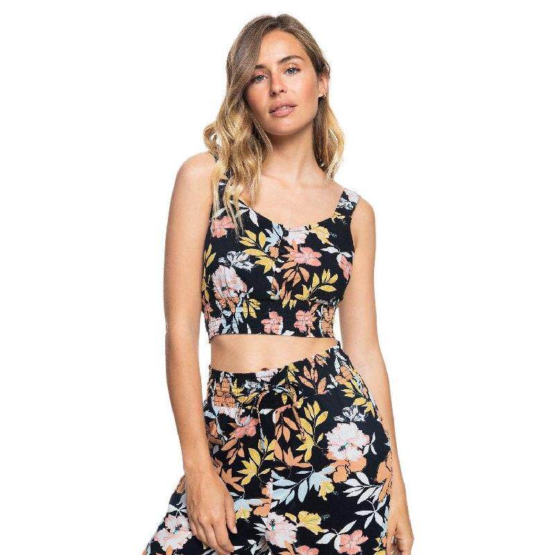 roxy女短袖背心印花文胸舒适透气百搭性感时尚弹力正品erjwt03521