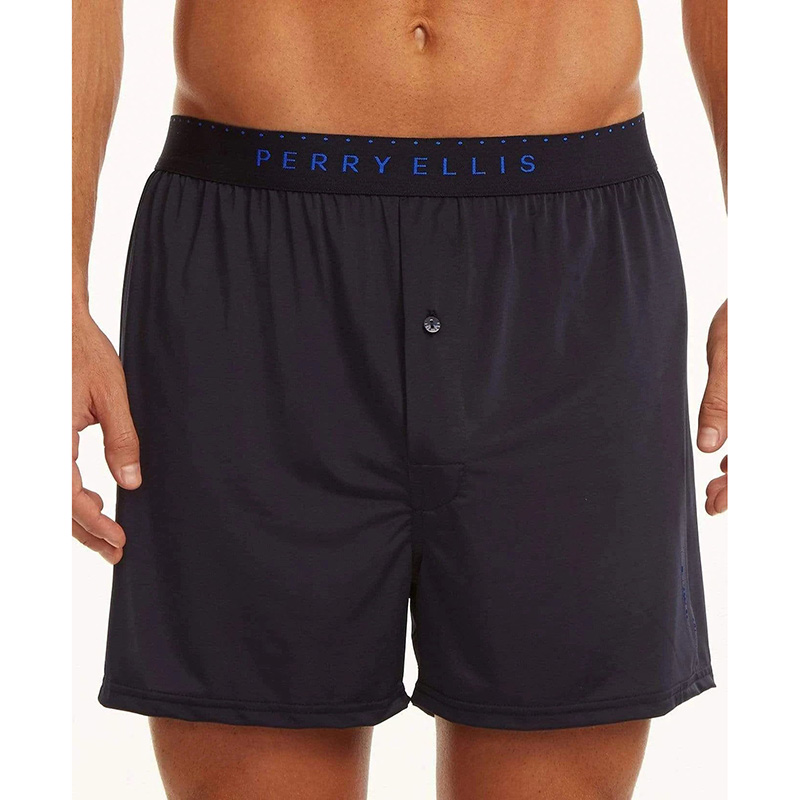 男内裤高腰宽松格纹PerryEllis