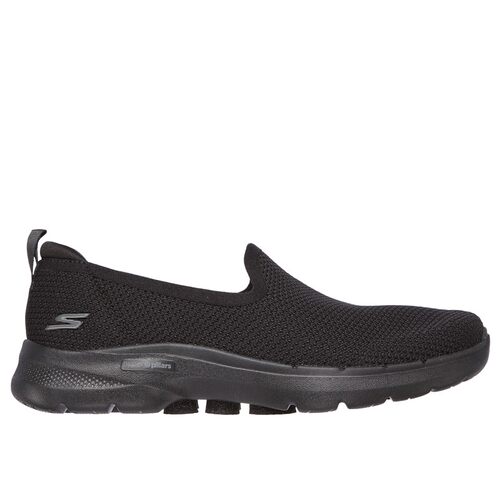 Skechers/斯凯奇女时尚休闲鞋针织一脚蹬运动缓震GOwalk6春秋正品