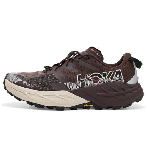 HOKA男鞋飞速羚羊7代防水越野跑鞋户外徒步抓地Speedgoat 7 GTX