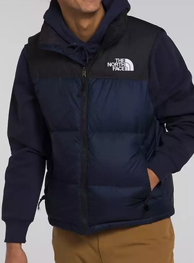 THE NORTH FACE/北面男羽绒马甲经典黑色青年保暖立领正品108279