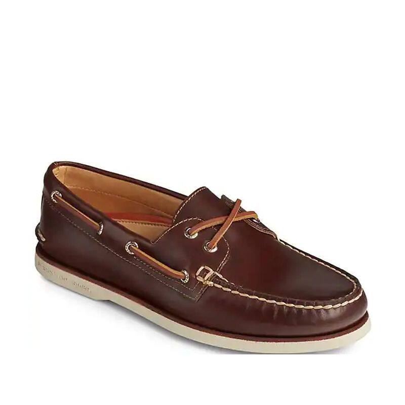 Sperry Top-Sider男帆船鞋单鞋牛皮圆头浅口系带秋冬正品3836205
