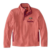 L.L.BEAN宾恩男士 半系扣立领复古休闲卫衣TA519075 仿羊羔绒套头衫