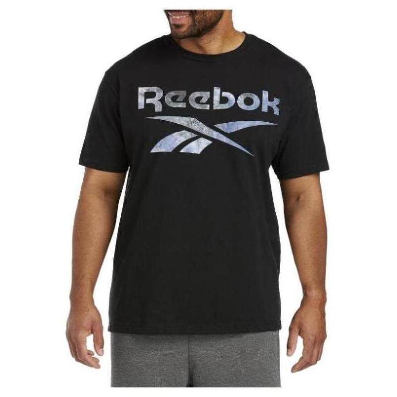 reebok男t恤圆领短袖纯棉柔软舒适透气干爽跑步夏季正品g9260