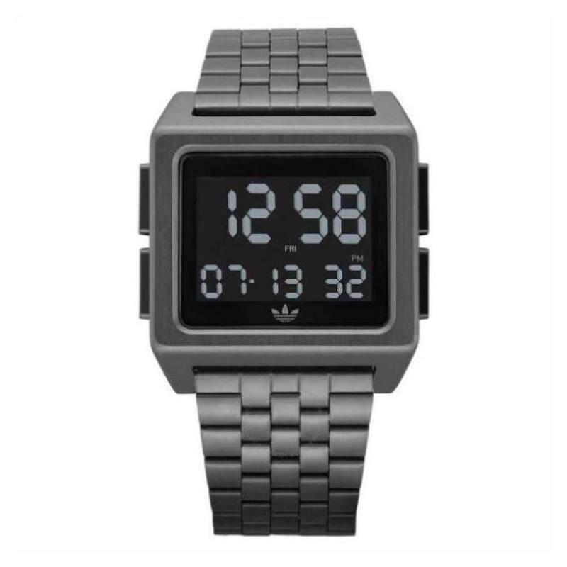 adidas/阿迪达斯男手表石英数字黑色表盘腕表礼物正品z01-1531